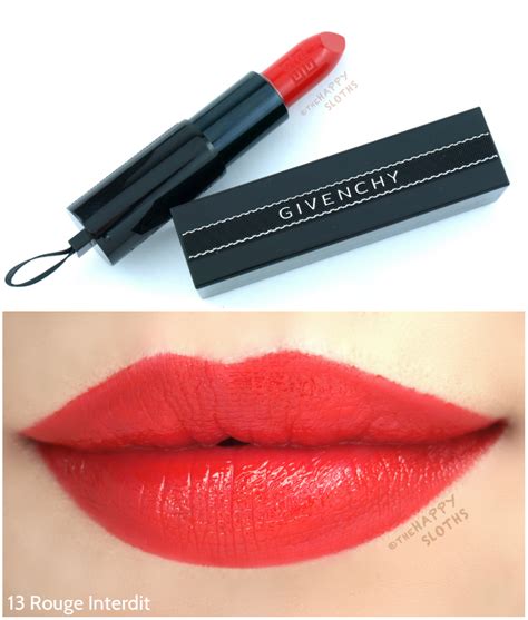 givenchy rouge interdit lipstick 13 ean|Givenchy rouge interdit magic lipstick.